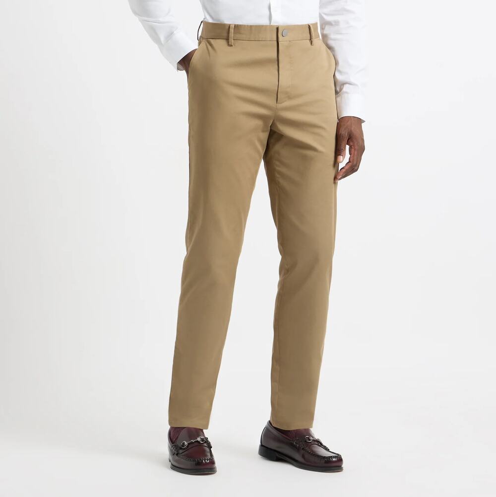 Spoke Sharps Mid-Rise Chino Trouser Pants Mens W 35 Build C Sepia